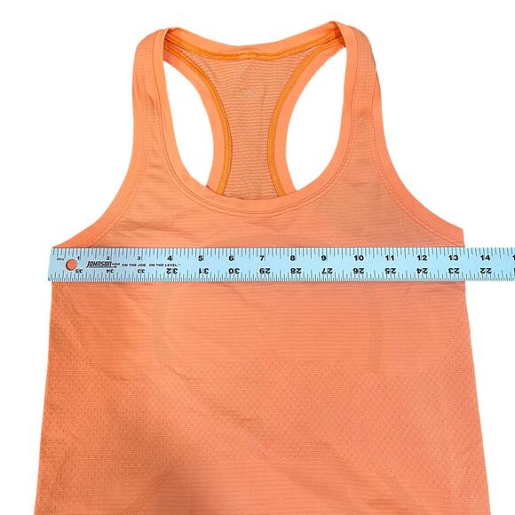 Lululemon Women's Swiftly Tank Racerback Tank Top 2.0 Orange Sz 2 - Picture 6 of 7